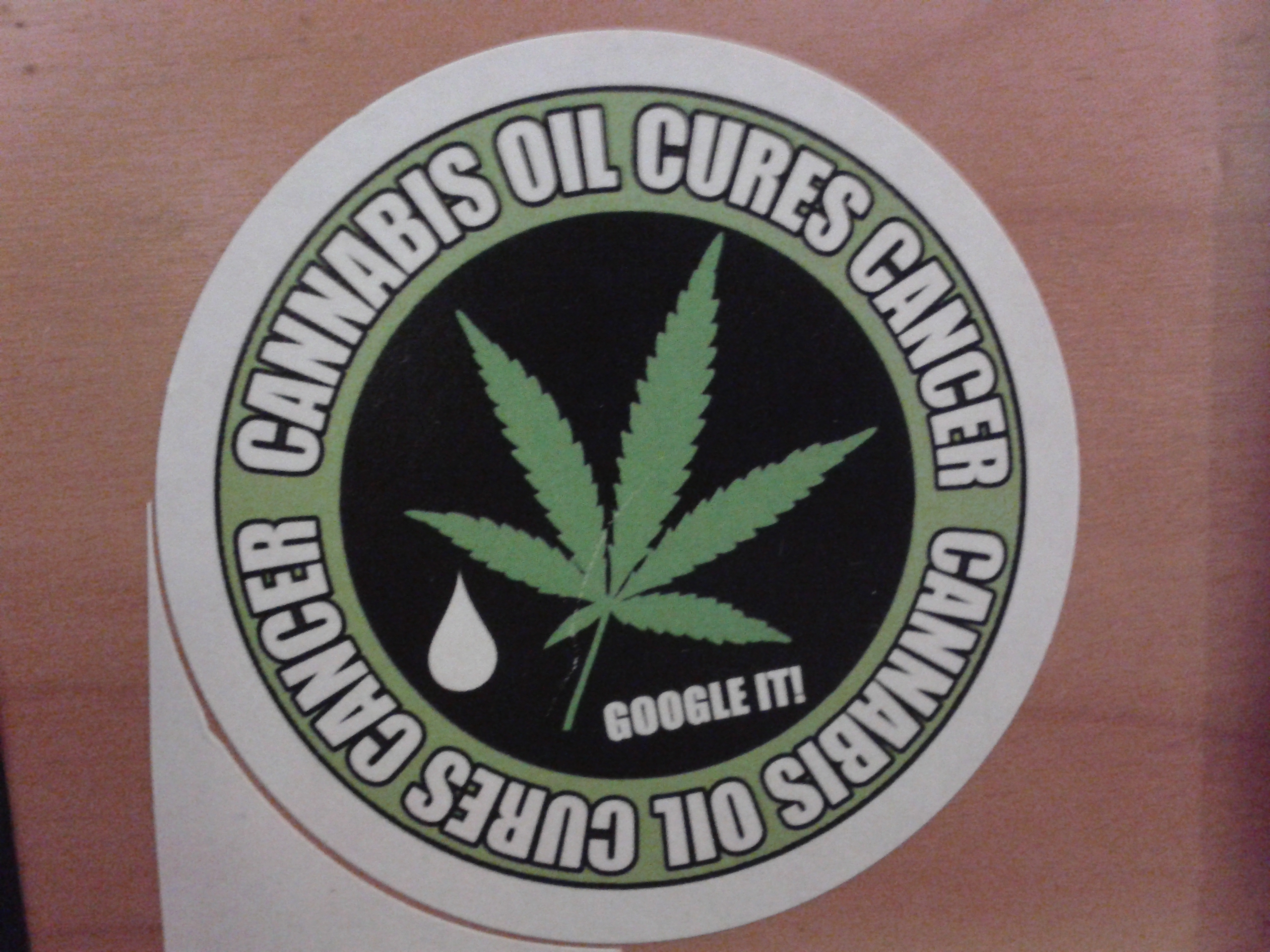 cannabis sticker